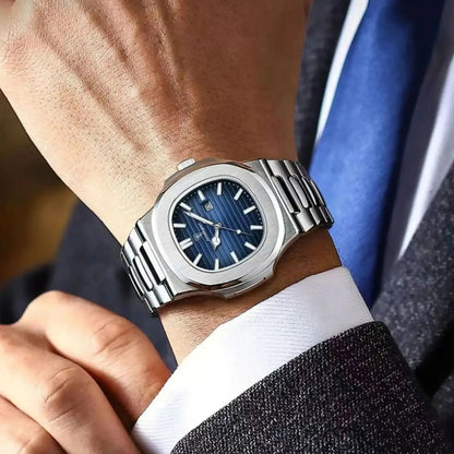 Poedagar Venice navy blue on wrist cuff